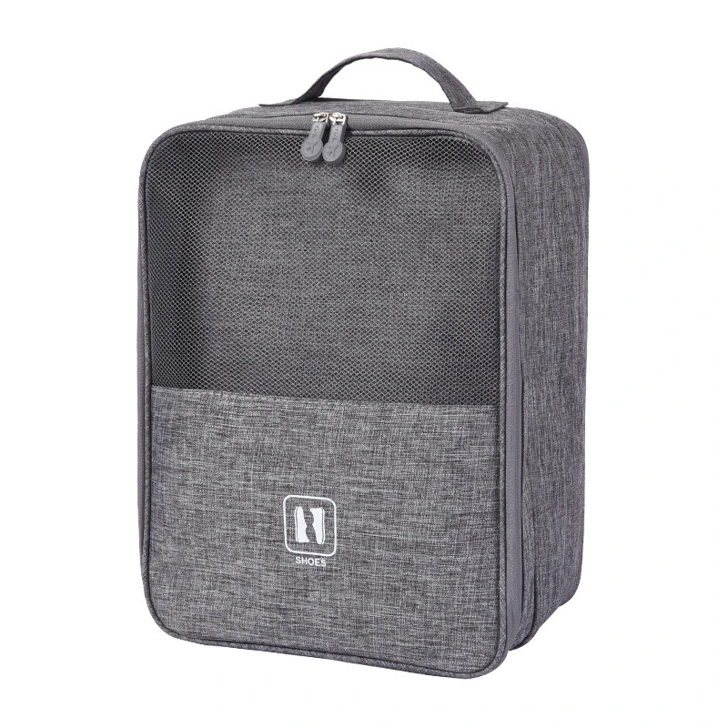 Dustproof Portable Zippered Traveling Sports Custom Logo Golf Sneaker Storage Shoe Pouch Bag