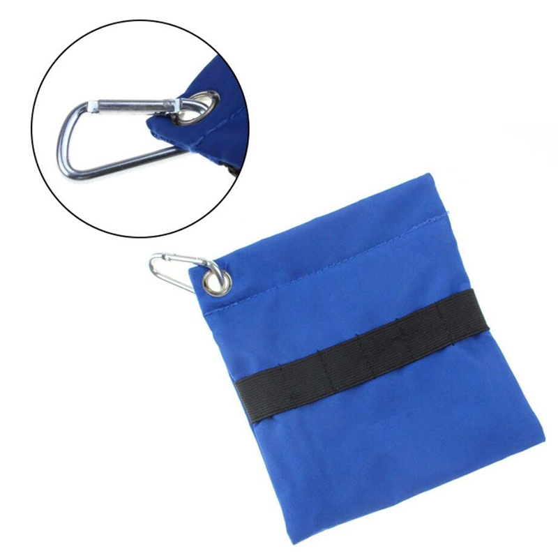 Golf Pouch Bag with Carabineer Golf Tees Holder Golf Ball Stand Organizer Pouch Bag (Golf Tees Not Included) Wbb13255