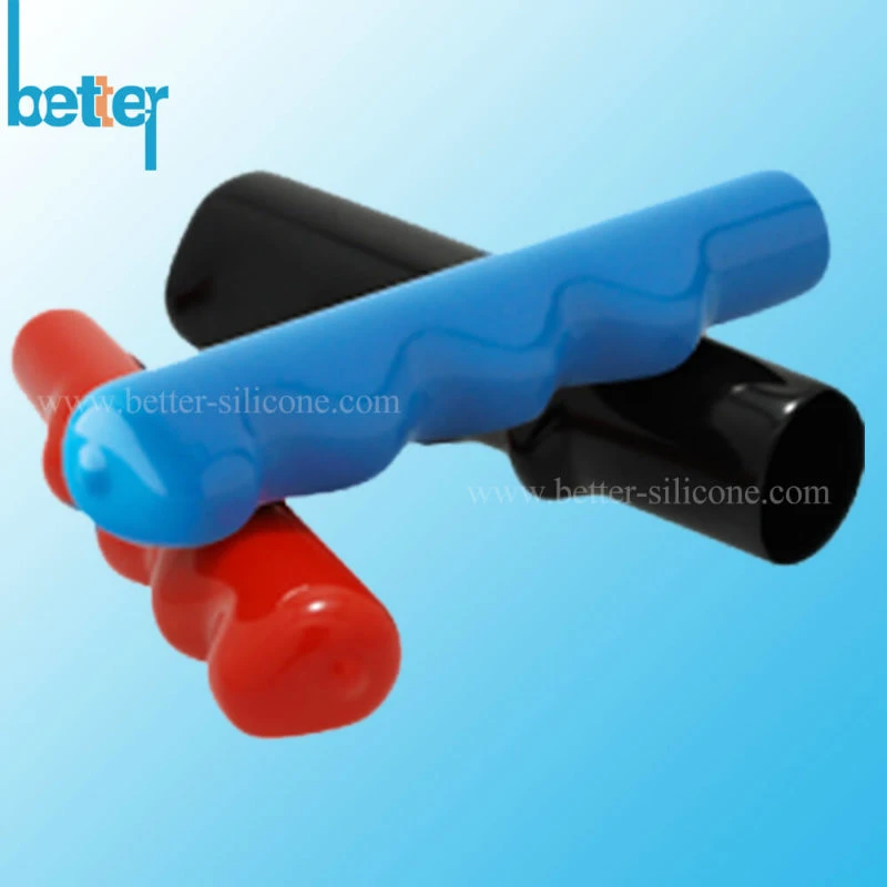 Custom Silicone Rubber Molded Protective Handle Grips/Sleeve/Cover