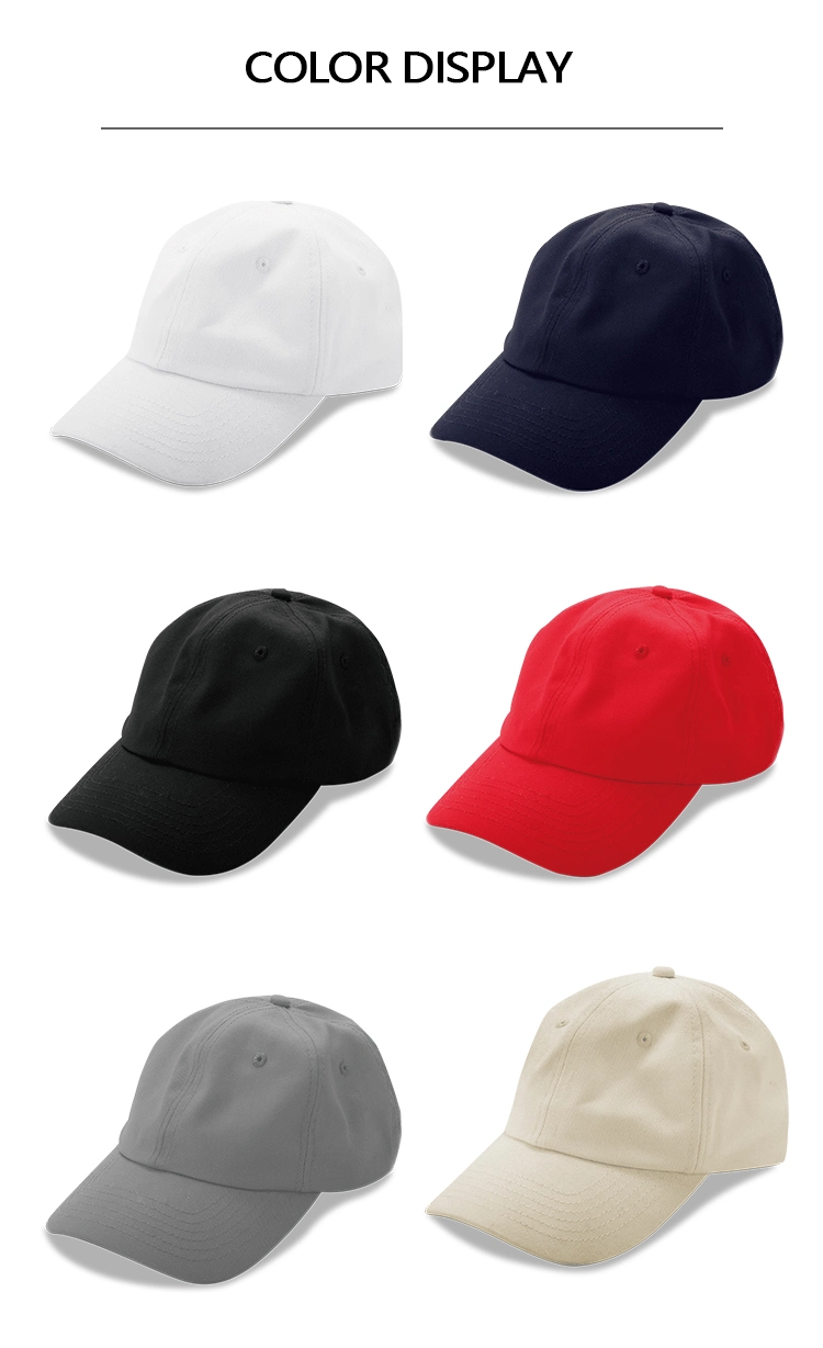 Custom Caps Logo Baseball Sport Golf Cap Wholesale 100% Cotton Short Brim Baseball Cap Hats
