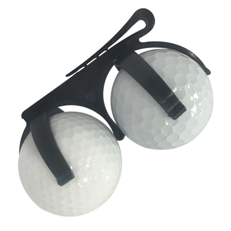2PCS Golf Clips Plastic Folding Portable Rotatable Golf Ball Holder Storage Clamp with Golf Accessories Bl15548