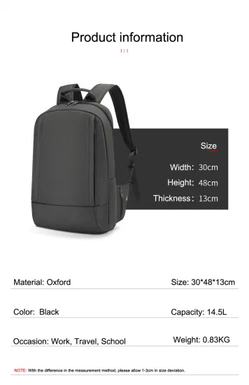 Promotion Laptop Backpack Hiking Woman Slim 17 Inch Golf Tote Good Brand Computer USB Port Bag for Kid Boy School Travel Case